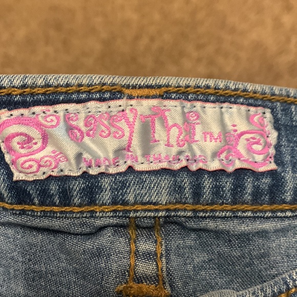 Sassy thai y2k sparkly jeans - Picture 4 of 5